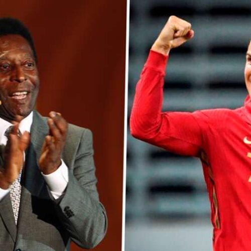 Pele congratulates Ronaldo after Portugal star scores 100th international goal