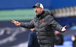 Read more about the article Klopp urges Liverpool players to be more resilient as winless run goes on