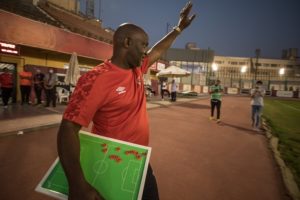 Read more about the article Gallery: Pitso takes first training session at Al Ahly