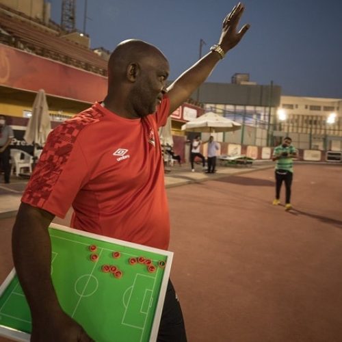 Gallery: Pitso takes first training session at Al Ahly