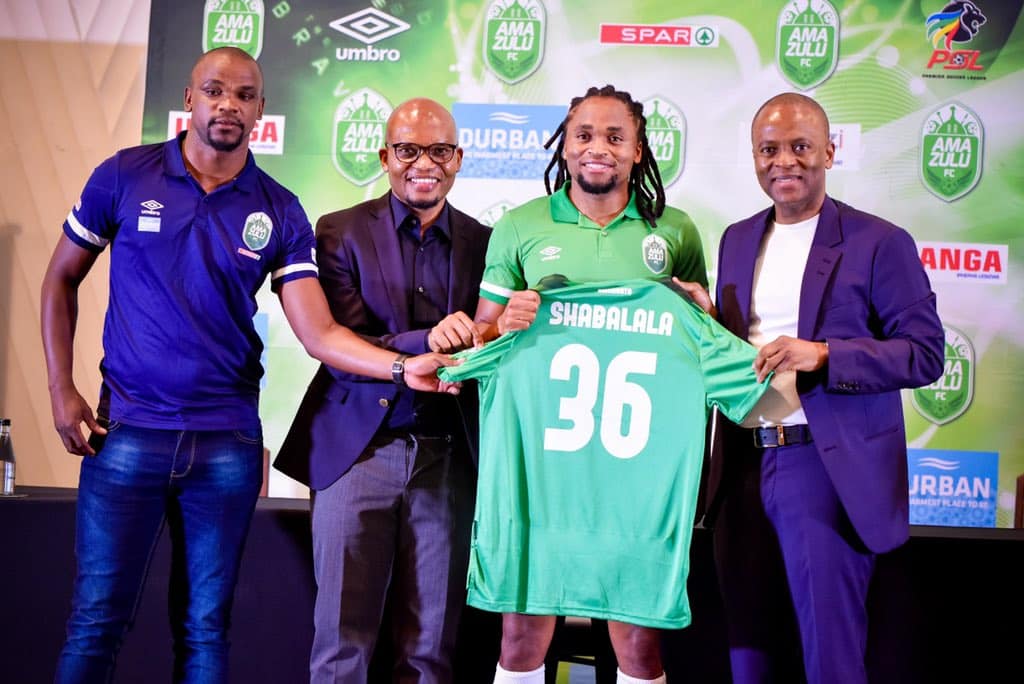 You are currently viewing Shabba unveiled among 10 new AmaZulu signings