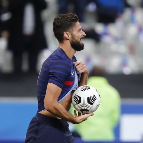 Wrap: Giroud stars for France, Germany held in thriller