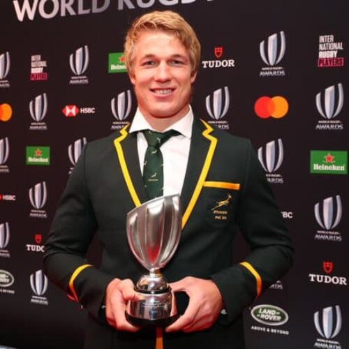 Du Toit up for special World Rugby award
