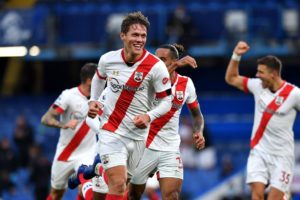 Read more about the article Late Vestergaard header earns Southampton point in six-goal thriller against Chelsea