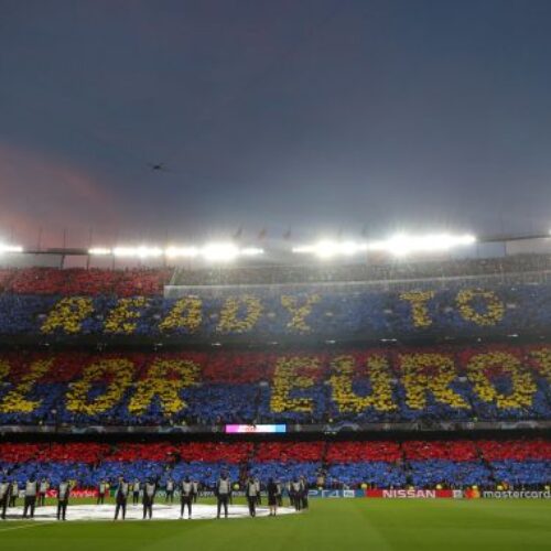 Troubled Barca face European reality check on road to recovery