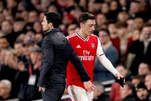 Read more about the article Arteta content with decision to freeze out Ozil at Arsenal