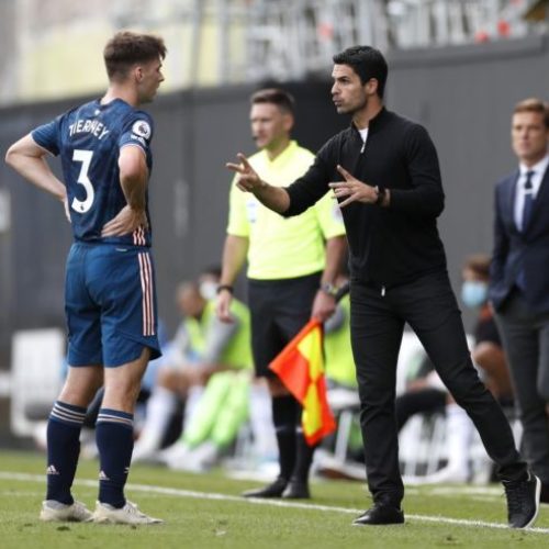 Arteta hopeful Tierney can be cleared to face Man City