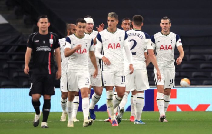 You are currently viewing Vinicius impresses as Tottenham thrash LASK in Europa League