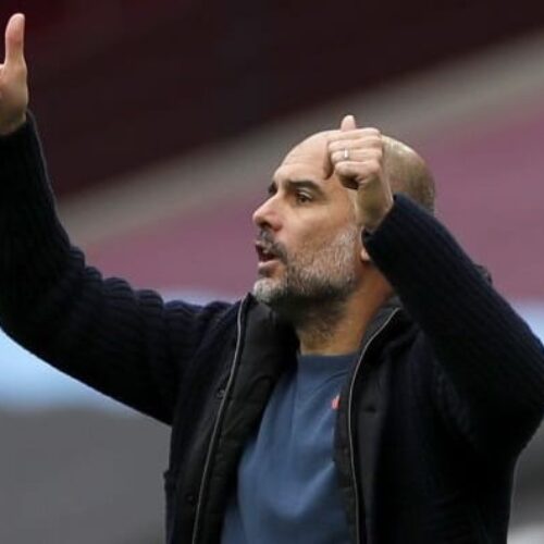 Guardiola urges Manchester City to be sharper in front of goal