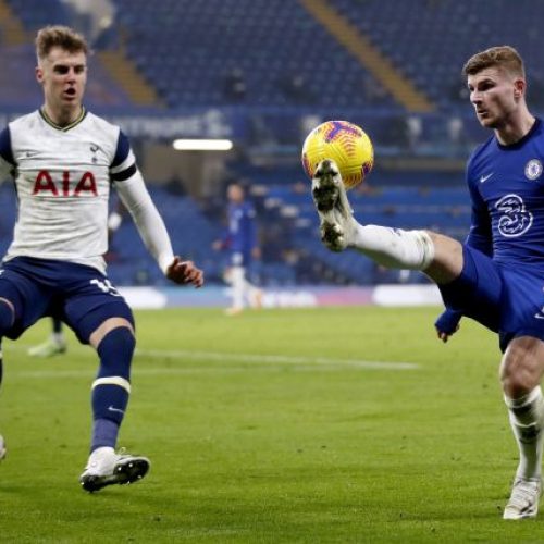 Tottenham take over at the top after sharing stalemate with title rivals Chelsea