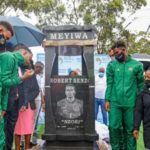 Gallery: Bafana honours Meyiwa at tombstone unveiling
