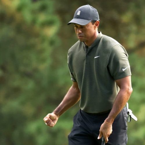 Tiger on the move in Augusta