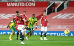 Read more about the article Man United scrape to first home league win after penalty controversy