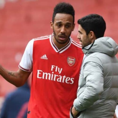 Arteta doesn’t feel ‘disrespected’ by Aubameyang