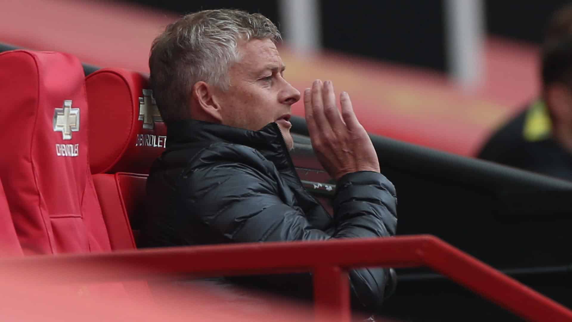 You are currently viewing Defiant and upbeat Solskjaer vows not to ‘fall like a house of cards’