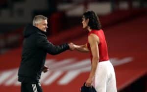 Read more about the article Solskjaer praises ‘top-class’ Cavani after United beat Saints