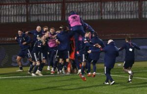 Read more about the article Marshall leads Scotland to Euro 2020 after shoot-out win