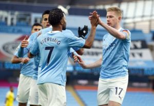 Read more about the article Guardiola marks managerial milestone as Manchester City see off Fulham