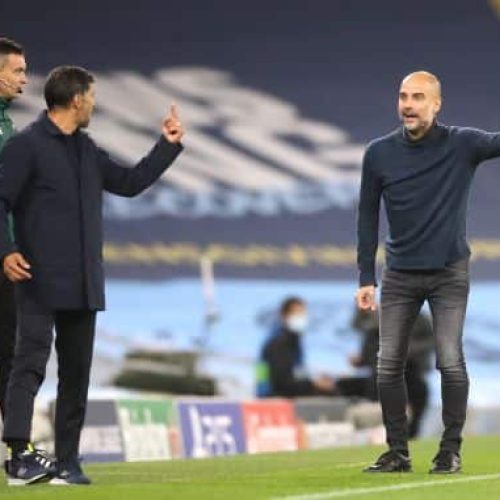 Guardiola hits back at criticism of his behaviour from Conceicao