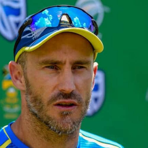 Faf rested for ODI series