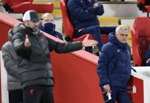 Read more about the article Mourinho irked by Klopp’s touchline behaviour