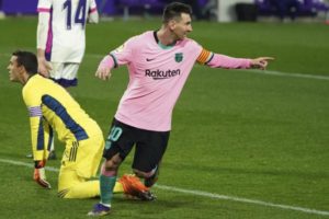Read more about the article Messi breaks Pele’s record as Barcelona ease to win at Real Valladolid