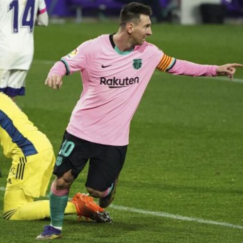Messi breaks Pele’s record as Barcelona ease to win at Real Valladolid
