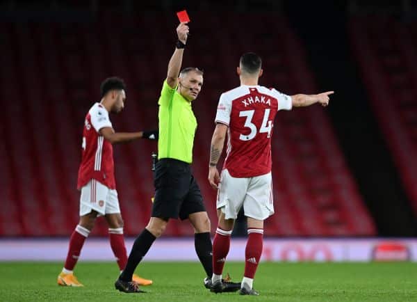 You are currently viewing Arteta believes Xhaka’s red card shows how committed players are
