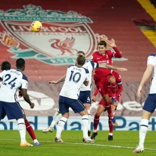 Firmino winner against Spurs sends Liverpool to Premier League summit