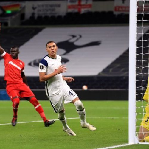 Tottenham secure top spot with Europa League victory over Royal Antwerp