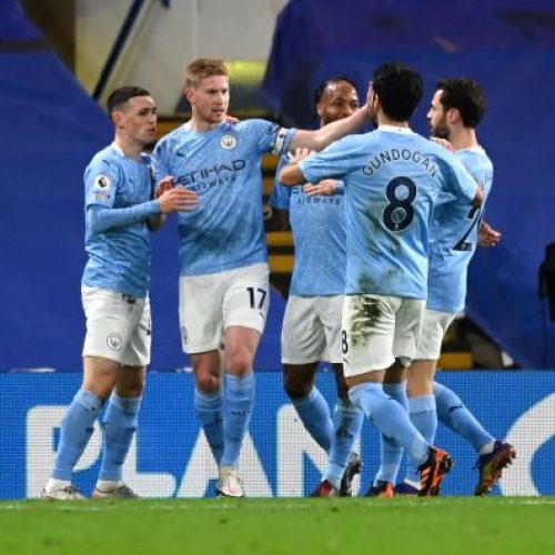 Man City first-half blitz sinks Chelsea and heaps pressure on Lampard