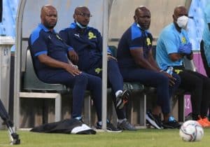 Read more about the article Watch: Mokwena, Mngqithi react after Sundowns go five points clear