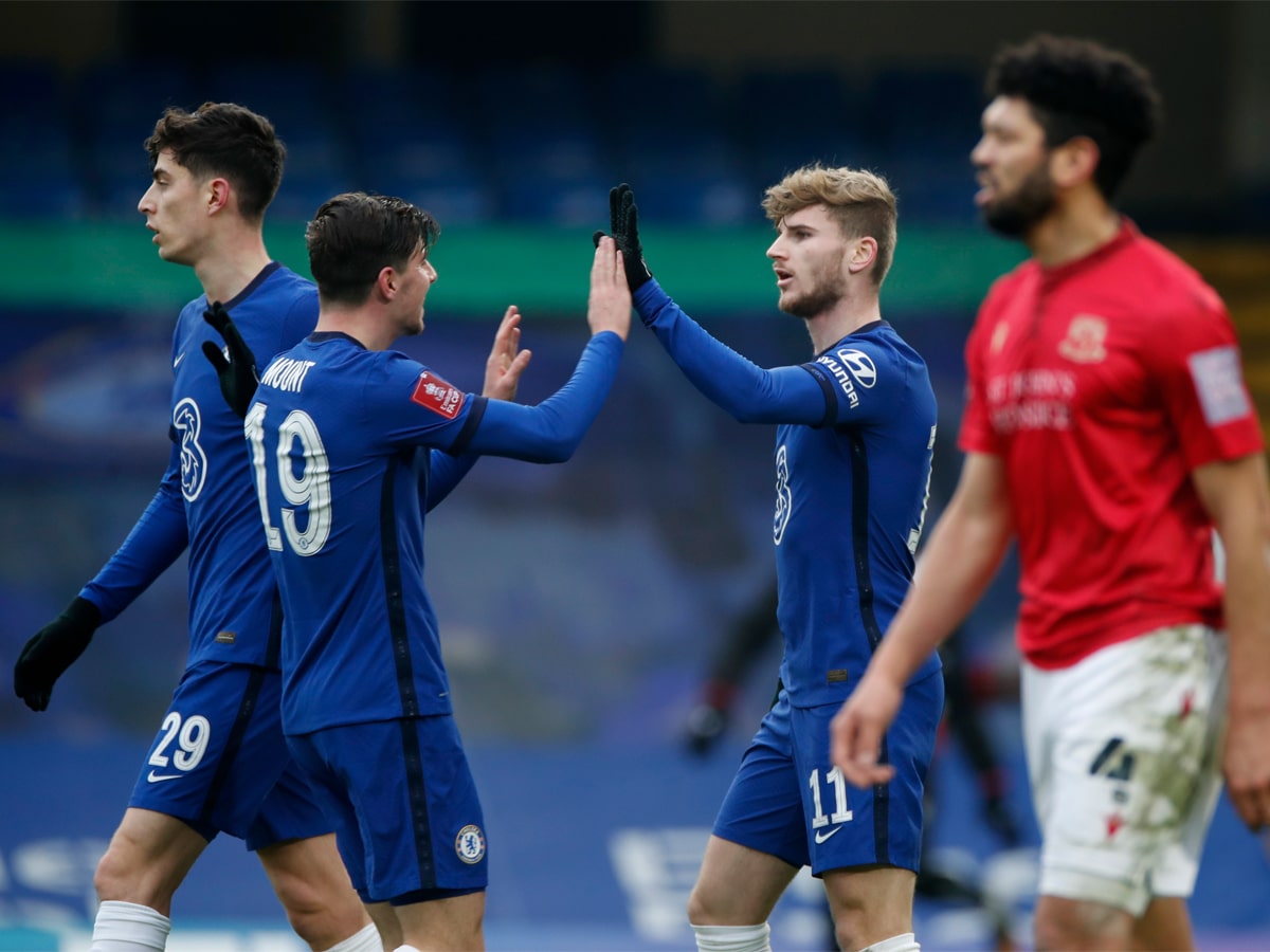 You are currently viewing Werner ends goal drought at last as Chelsea breeze past Morecambe