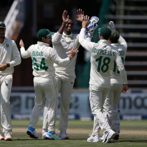 Proteas stutter but still in control