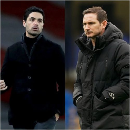 Arteta feels Lampard should be given more time at Chelsea