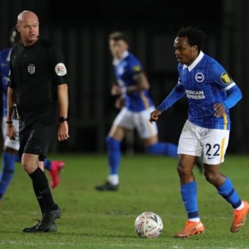 Watch: Percy Tau makes impressive debut for Brighton