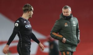 Read more about the article Solskjaer delighted with win over Aston Villa but wary of title talk