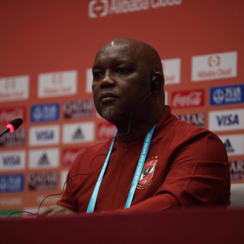 Watch: Pitso reacts as Bayern hand him first loss as Al Ahly coach