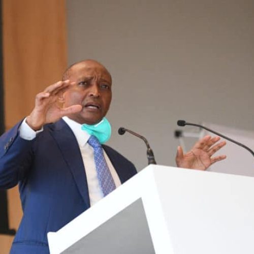 Watch: Motsepe unveils 10-point manifesto for Caf presidency