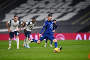 Read more about the article Jorginho penalty earns Chelsea London derby win