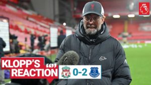 Read more about the article Watch: Klopp’s reaction to Everton defeat