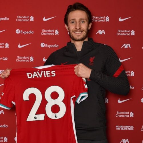 Liverpool seal signing of Ben Davies on long-term deal