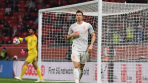 Read more about the article Flick, Lewandowski react to beating Al Ahly