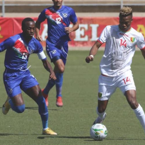 Watch: Shalulile brace gives Namibia win over Guinea