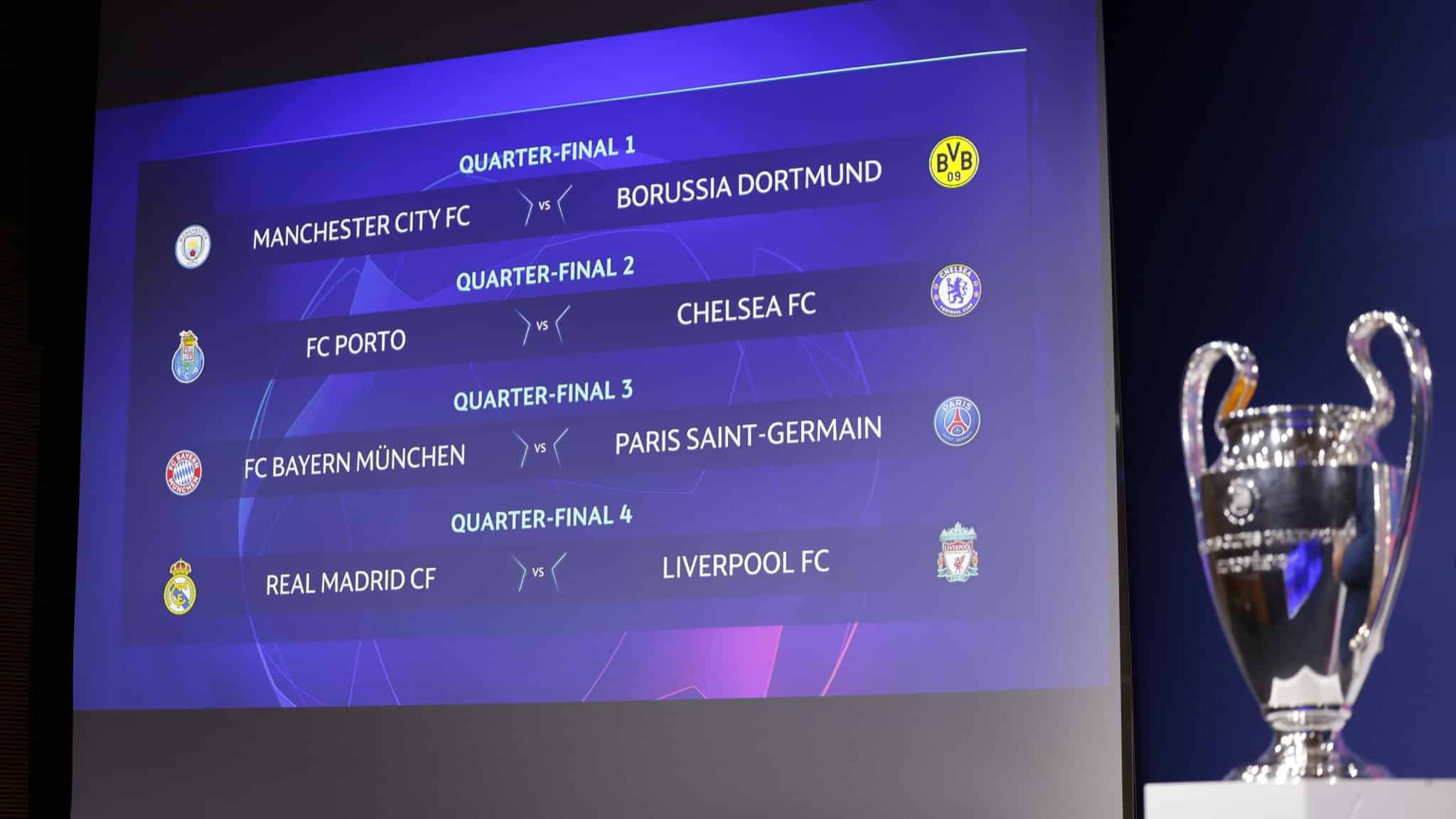 You are currently viewing UCL draw: Liverpool play Real, Man City meet Dortmund