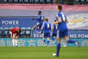 Read more about the article Leicester knock Man Utd out of FA Cup