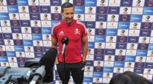 Read more about the article Watch: Zinnbauer admits Sundowns were just too good in Nedbank Cup clash