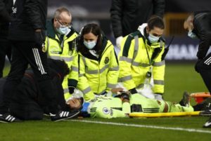 Read more about the article Wolves goalkeeper Rui Patricio suffers head injury in defeat to Liverpool