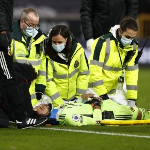 Wolves goalkeeper Rui Patricio suffers head injury in defeat to Liverpool