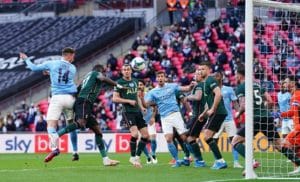 Read more about the article Late Laporte goal hands Man City victory over Spurs in Carabao Cup final